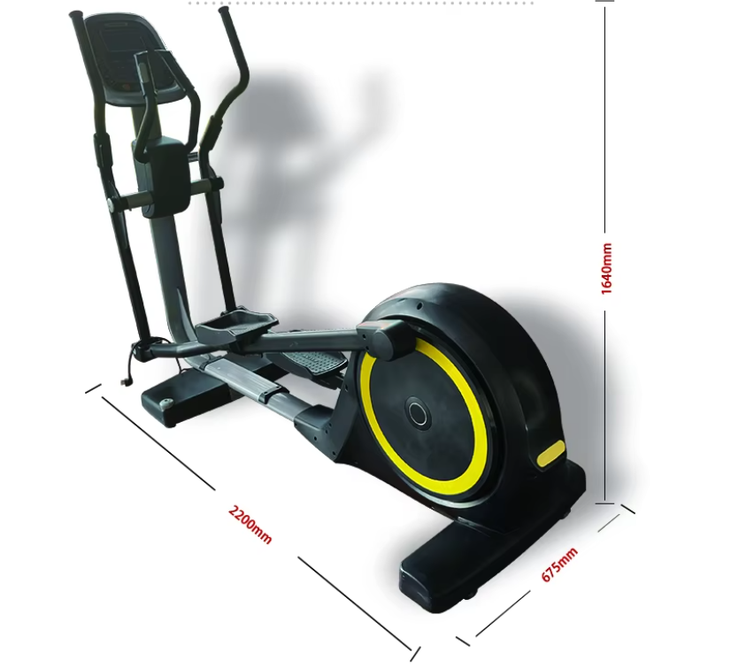 SPORT MACHINE 004 Indoor Electric & Manual Exercise Bike Machine Home Use Magnetic Brake System Elliptical Trainer
